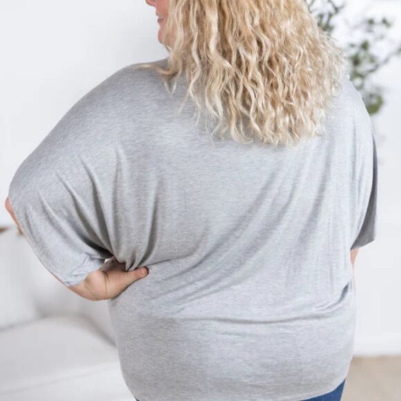 NWT Michelle Mae Darcy Dolman Top Rose Size 4X - Picture 2 of 3